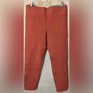 Lou & Grey for LOFT Rust Orange Leggings Size L New With Tags.